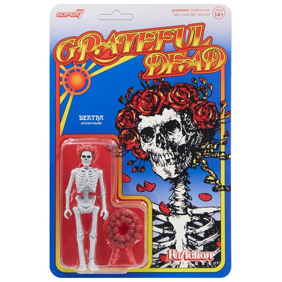 Grateful Dead Bertha Action Figure - Super7 ReAction Figure - NEW IN BOX! - Picture 1 of 7